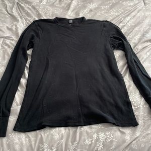 Mens black long sleeve. Size Large